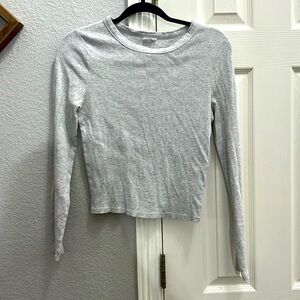 Cotton on cewneck‎ light weight grey longsleeve women’s size medium